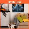 Spider Horror Halloween Web Ghost Fake Window Pattern Home Wall Decorat Sticker