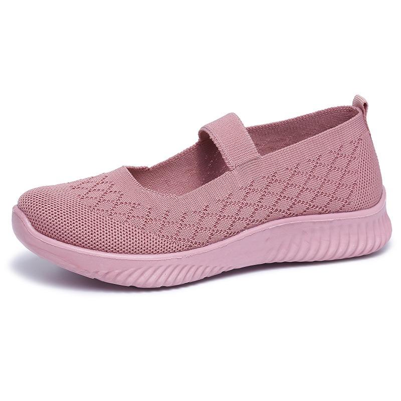 Summer and Autumn New Old Beijing Craft Cloth Shoes One-pedal Lightweight Mother Shoes Women's Single Shoes Comfortable Middle-aged Walking Shoes