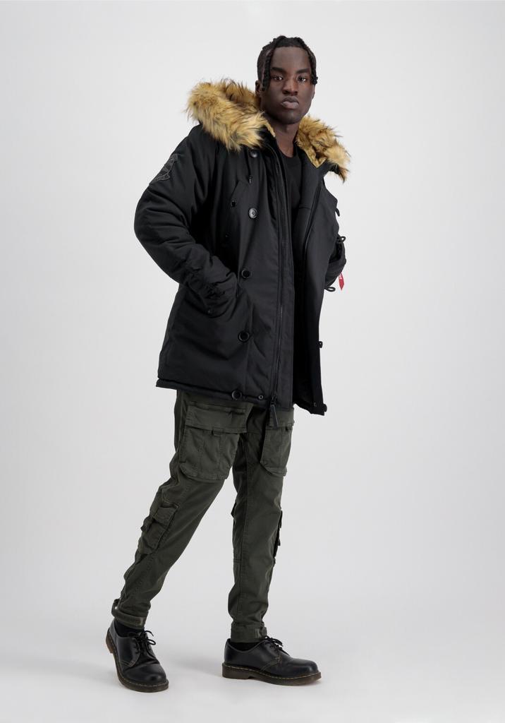 Зимняя куртка Alpha Industries N3B Fliegerparka (100106) schwarz (100106-03)