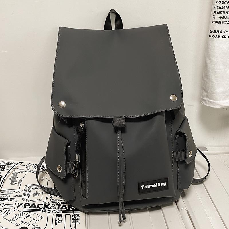 School Bag Elementary School Girl College Student Junior High School Student Burgundy Backpack Male Backpack
