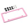 Tag Frame For License Plate Aluminum Alloy Tag Frame Protector Unbreakable Protection Frame With Screws & Nuts For American