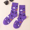 Halloween Cotton Mid Calf Socks for Men and Women, Funny Novelty Socks for Fall and Winter