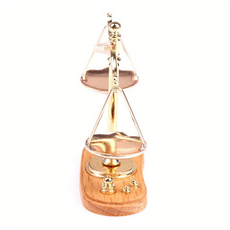 New High Quality 1/12 Doll House Miniature Accessories Mini Balance Scale Model Toy Decorative Accessories