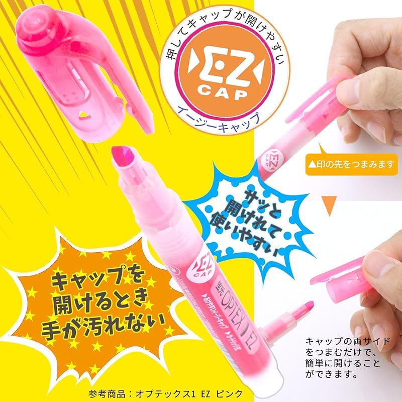 Zebra Optex 1 EZ Highlighter Pens, 3 Colors, 10-Pack (B-WKS11-3C)