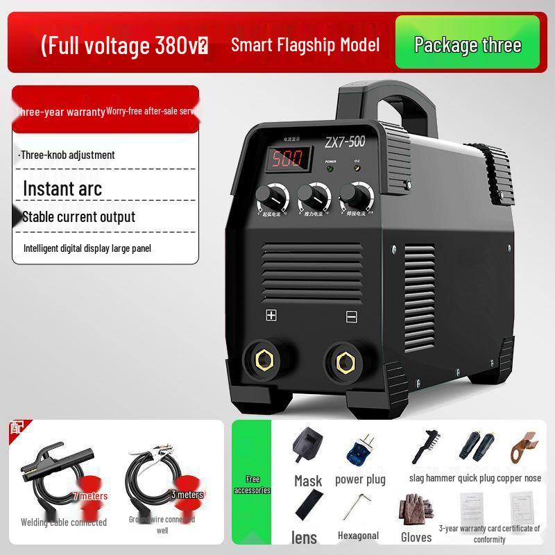 315 Electric Welder: Portable Dual Voltage (220V/380V) for Household & Construction, Intelligent & Durable