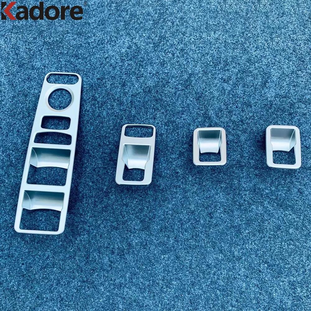 For Honda Civic   2024 Carbon Fiber Car Inner Door Window Lift Switch Button Panel Cover Trim Interior Accessories