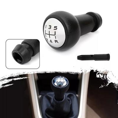 1Pcs Car Gear Shift Knob 5 Speed Gear Shifter Accessories For 307 207 206 ABS Black Car Interior Replacement Parts