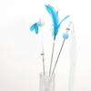 Simulation Feather Interactive Cat Toy Satin Ribbon Bell Cat Stick Toys Kitten Playing Teaser Wand Supplies Accessories