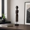 Human Figure Sculpture Contemporary Abstract Statue Minimalist for Entryway