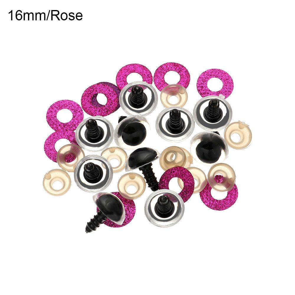 Plastik z oczkami podkładkami Rzemiosło Niedźwiedź Zwierzę Akcesoria Lalka Oczy kryształowe Lalki Narzędzia DIY