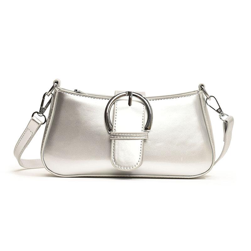 

Новая красная лаковая сумка подмышкой для женщин, новая высококачественная маленькая квадратная сумка, модная универсальная женская сумка через плечо из ПУ