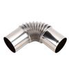 75mm Chimney Elbow 90 Degree Stainless Steel Stove Pipe for Indoor Burning Outdoor Camping