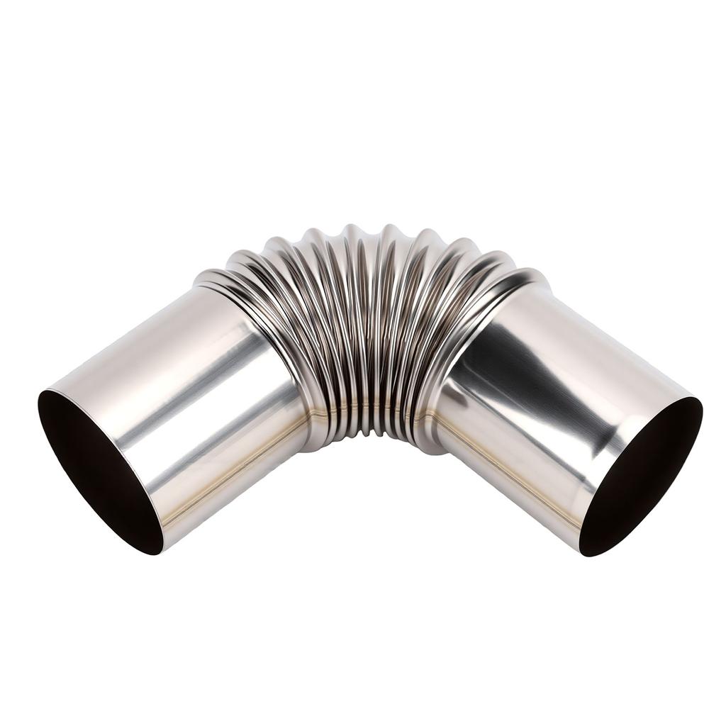 75mm Chimney Elbow 90 Degree Stainless Steel Stove Pipe for Indoor Burning Outdoor Camping