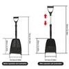 Detachable Snow Shovel for Vehicles,Thickened and Enlarged,Plastic Material Portable Outdoor Camping Emergency Snow Shovel