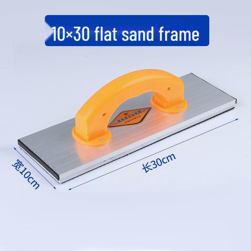 Flat Self-Adhesive Sandpaper Holder with Sponge for Wall Putty and Handheld Sanding Tasks