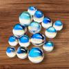 Eye Clean Quality Natural Rainbow Moonstone Cabochon, Blue Flashy Round Shape Lot, Healing Rainbow Moonstone Lot, Loose Gemstone.
