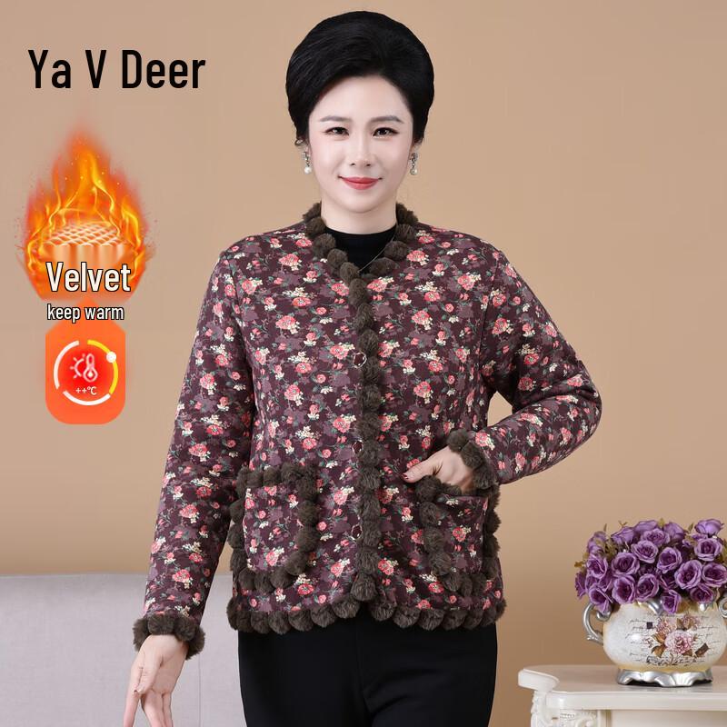 

Yalu Women s Floral Print Long Sleeve Top 2XL