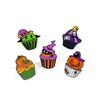 Halloween Cupcake Brosche Schrulliges und Lustiges Geist Skelett Kürbis Kuchen Design