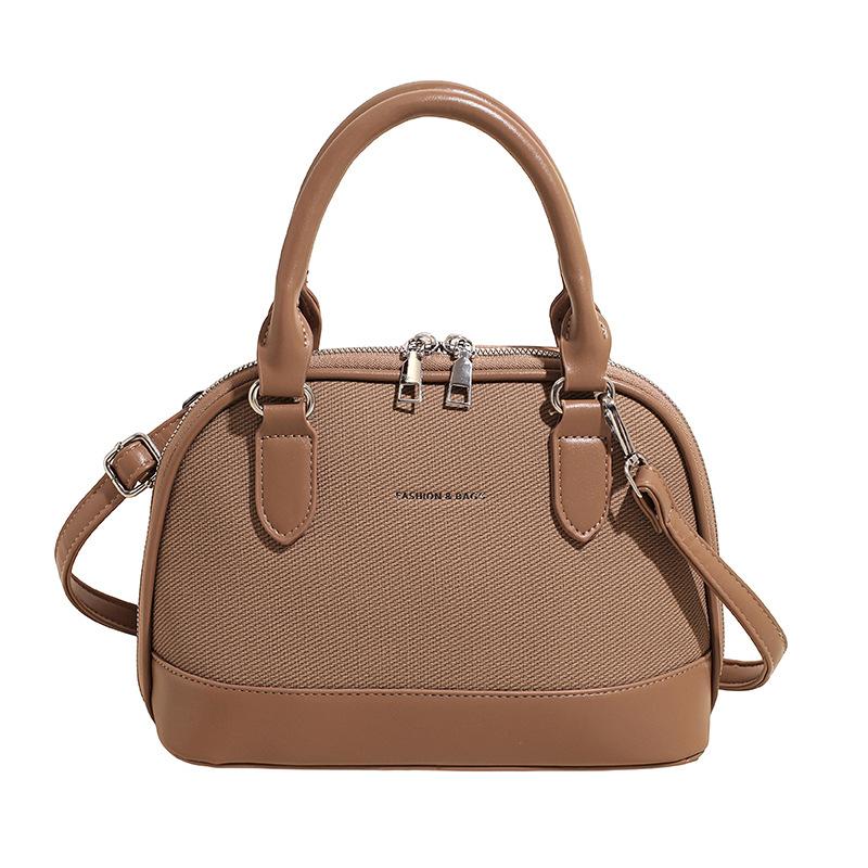New simple portable women's bag fashion casual shoulder bag texture messenger bag