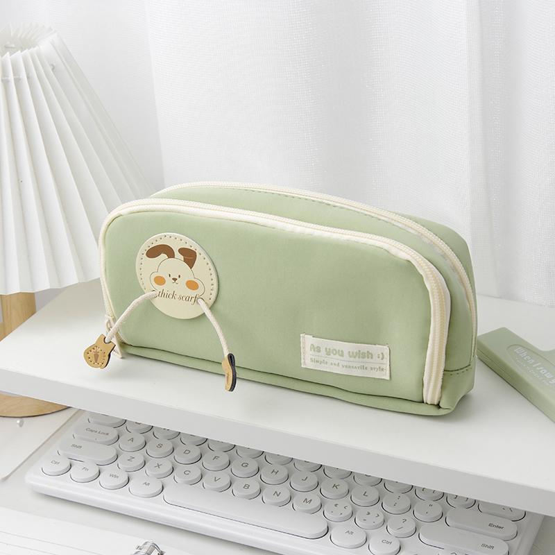 

Милый мультяшный кролик пенал для ручек, сумка для хранения большой емкости для канцелярских принадлежностей