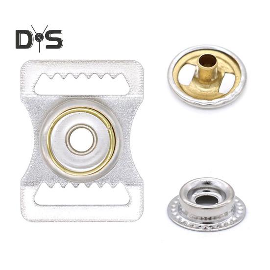 10 Pcs Stainless Steel Sports Helmets Buckles Helmet Chin Strap Snap Buckle for Football Baseball Hockey Helmet Repair Accessories