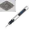 Electric Engraving Pen Cordless Rechargeable Grinding Machine Tool Set Kit For Nail Art Silver Engraving Grinding Set
