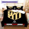 Set Copripiumino Trapuntato Atleti Copripiumino Federa Decorazione per la Casa Regalo di Compleanno (1 * copripiumino + 2 * federa, senza nucleo)