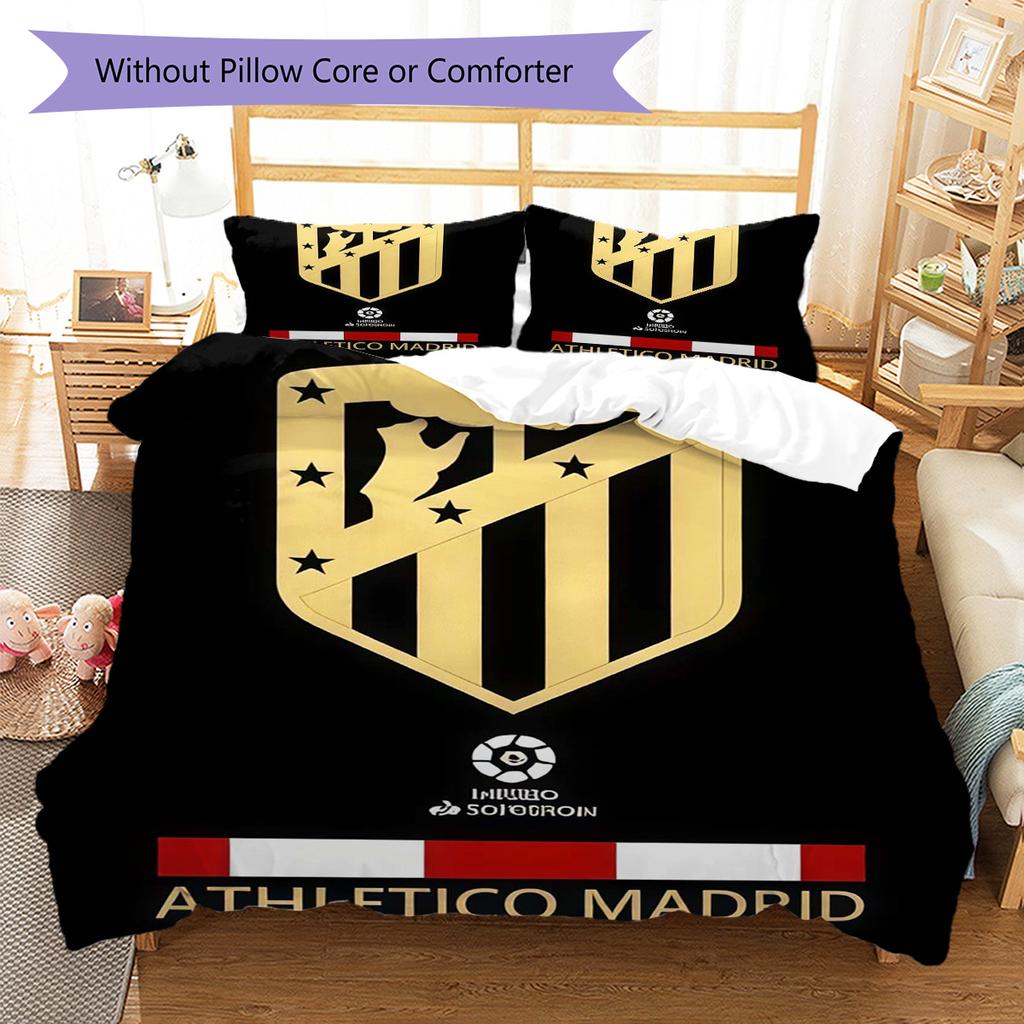 Set Copripiumino Trapuntato Atleti Copripiumino Federa Decorazione per la Casa Regalo di Compleanno (1 * copripiumino + 2 * federa, senza nucleo)