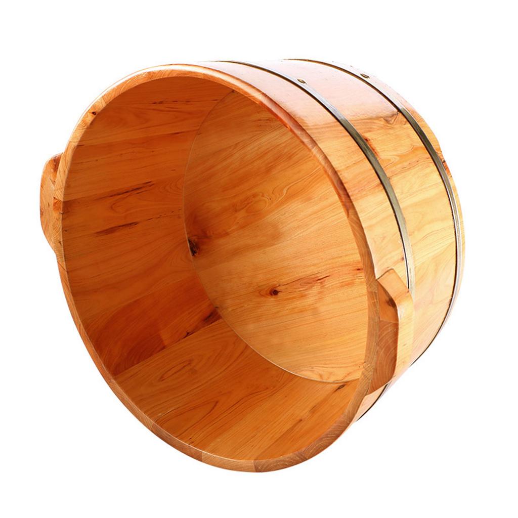 Wooden Foot Massage Foot Barrel Soaking Foot Bathtub Basin Spa Tub Footbath Bucket For Home Foot Spa Bathroom Mother'S Day Gift