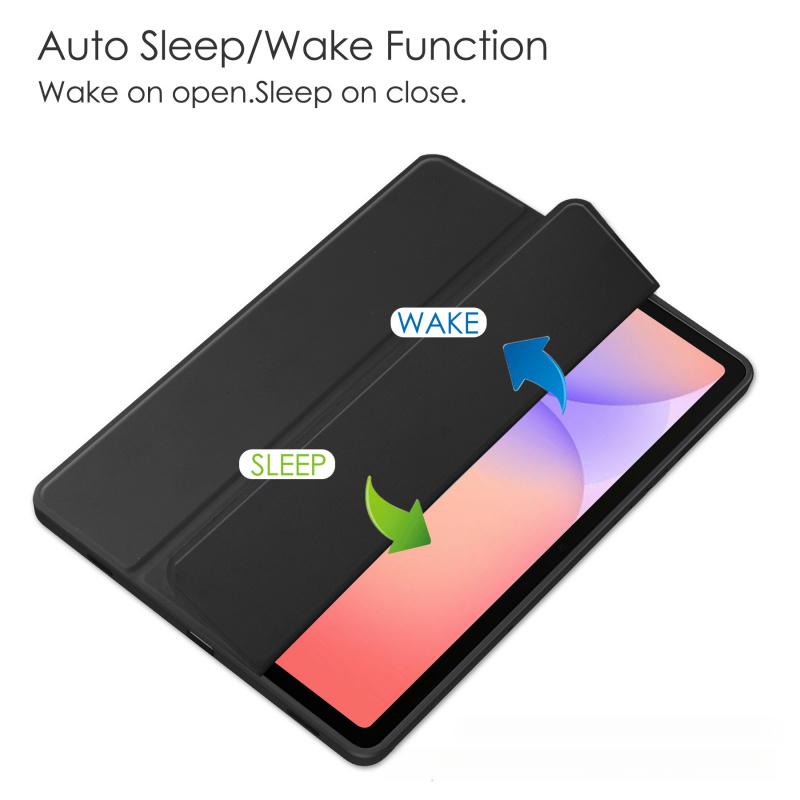 Custodia per Tablet per Galaxy Tab S10 Lite /S10FE/S9FE/S9 X400 Acrilico Trasparente Porta Penna