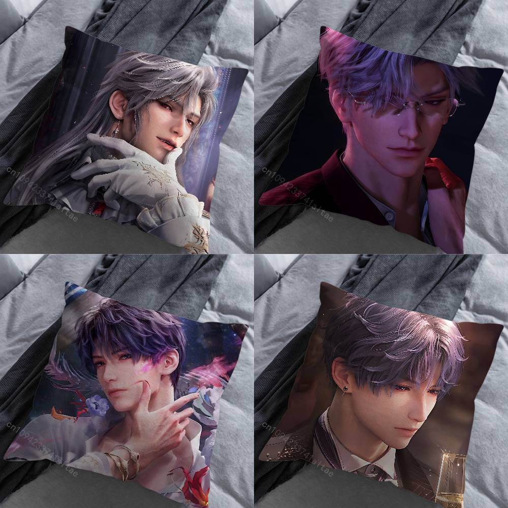 Game Love And Deepspace Pillow Case For 30x30cm45x45cm55x55cm For Home Bedroom Decoration And Protector