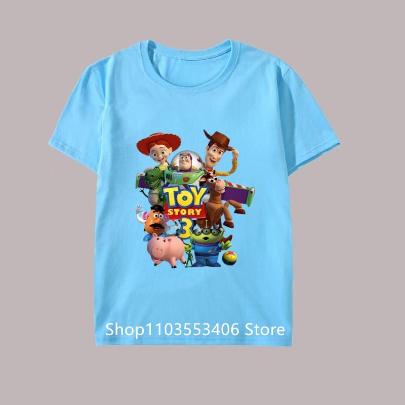 Toy Story Woody Buzz Lightyear Men Women T Shirt Funny Tees Short Sleeve Crew Neck T-Shirts 100% Cotton Gift Idea Clothes
