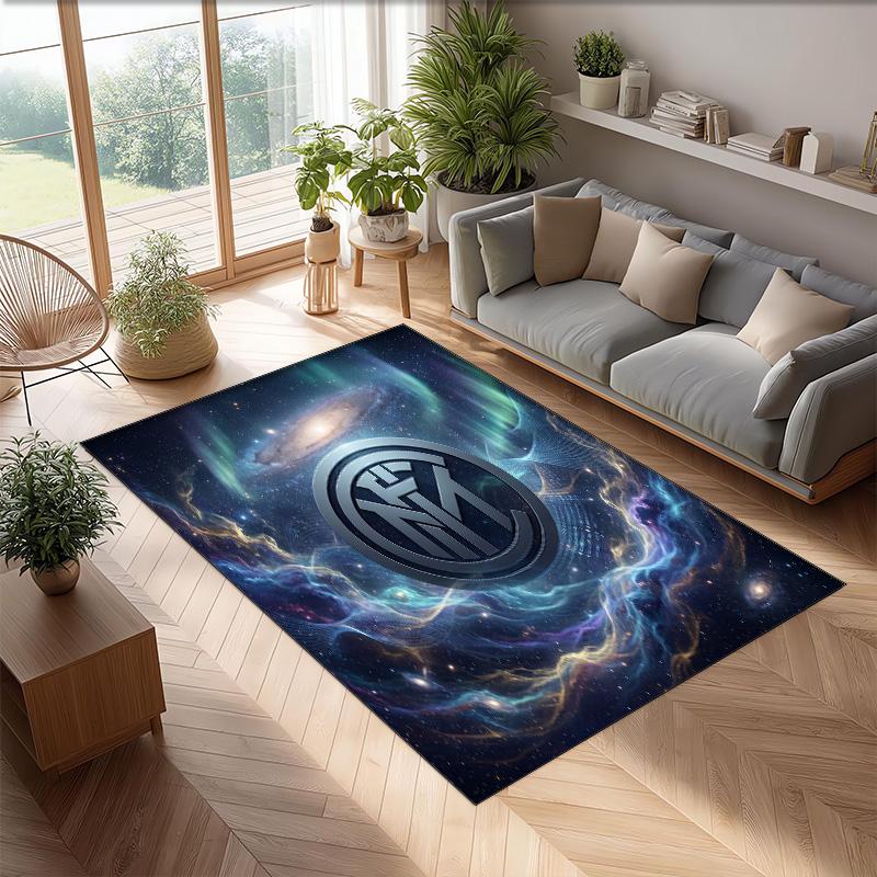 Borussia Dortmund Printed Flannel Area Rug Non Slip Soft Polyester Floor Carpet Indoor Decor Mat for Bedroom Living Room Sofa