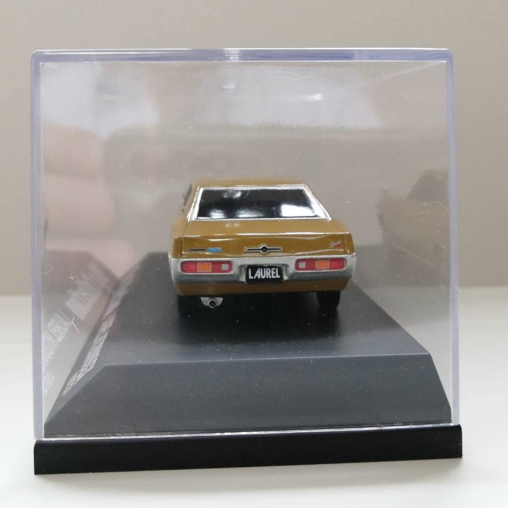 Aoshima Skynet SKYNET 143 Laurel HT 2000 SGX 1973 Brown Mini Car
