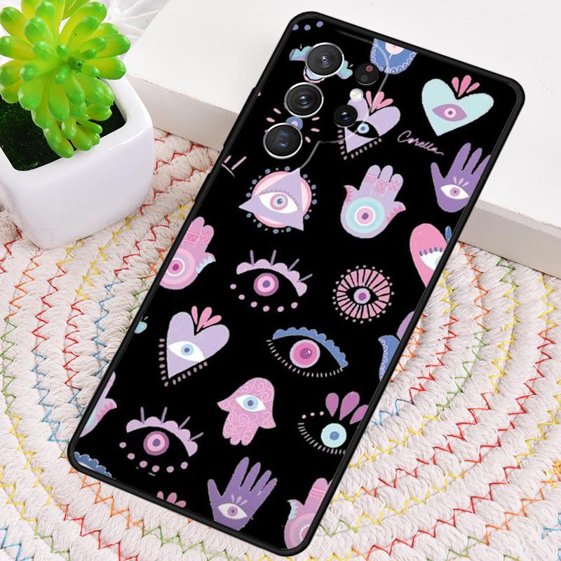 Evil Eye Phone Case for Samsung Galaxy Note 10 Pro S26 Ultra S23 S24 FE S25 S21 S22 PLUS Shockproof Cove