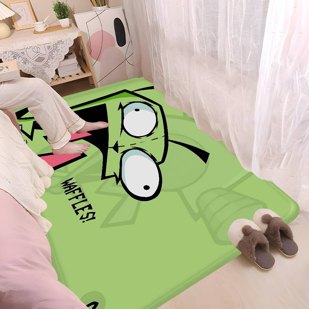I-Invader Z-Zim Cartoon Floor Mat Nordic Style Home Doormat Bathroom-Toilet Mats Bedroom Hotel Decor Mat