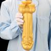 Extra Large Golden Silicone Anal Plug Soft Shaped Anal Expander Dildo Masturbator Adult Sex Toy Realistic Penis Fisitng BDSM