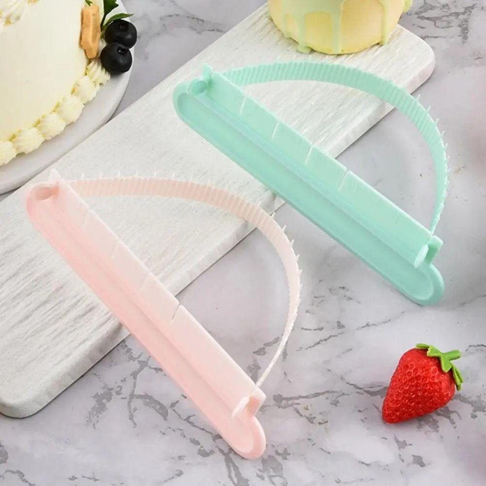 5Pcs Multi Size Fondant Cake Arc Ruler Reusable Cake Decorating Tools Household