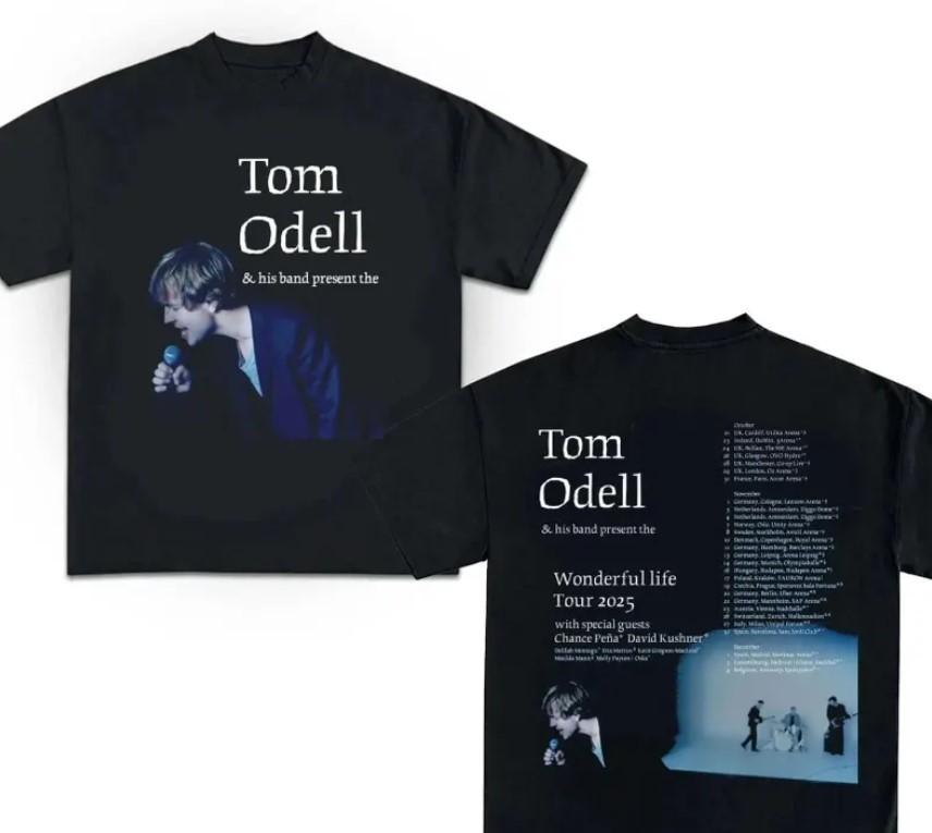 Tom Odell Wonderful Life Tour Tom Odell Tee Tom Odell 2025 T-Shirt, Reprint Unisex T-Shirt L