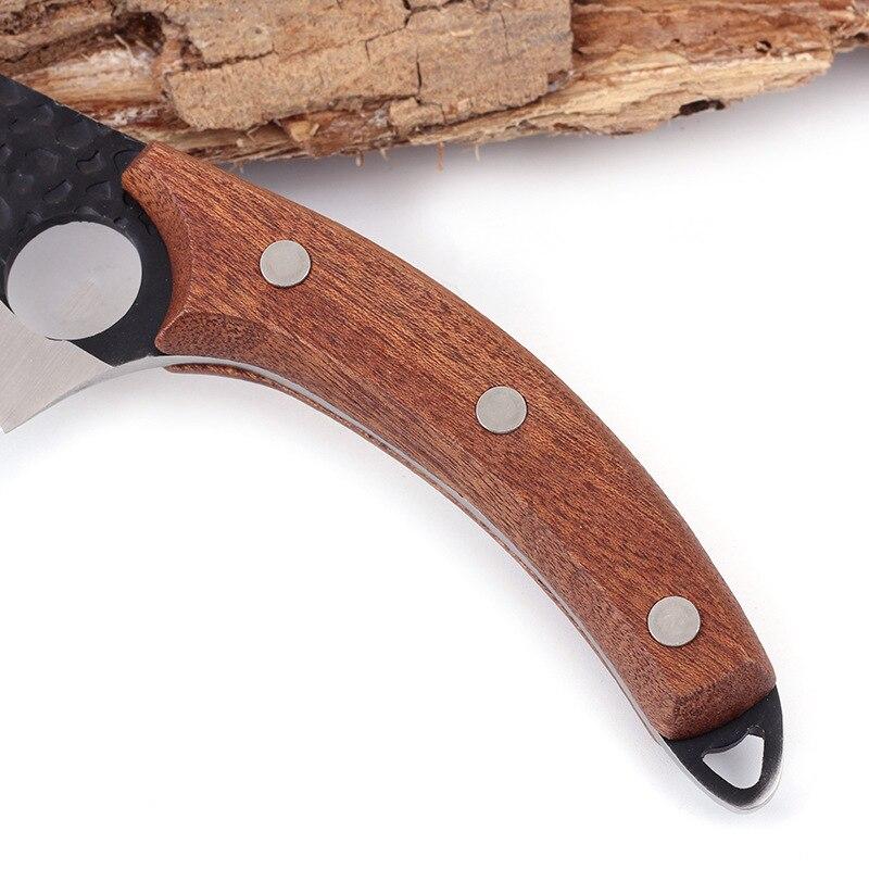 Hand-forged High Carbon Steel Chef's Knife Boning Knife Fillet Knife Meat Cleaver Ring Butcher Knife
