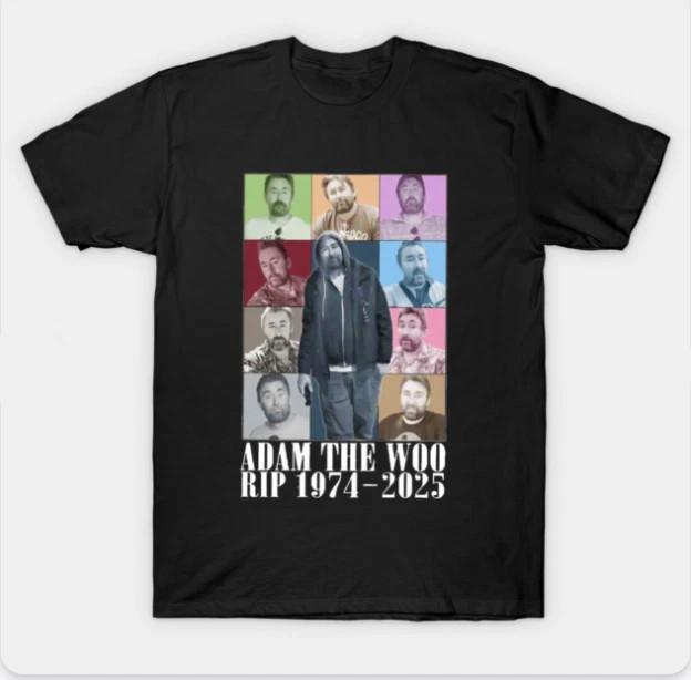 Adam The Woo Graphic Reprint T-Shirt Retro YouTuber Fan Tee