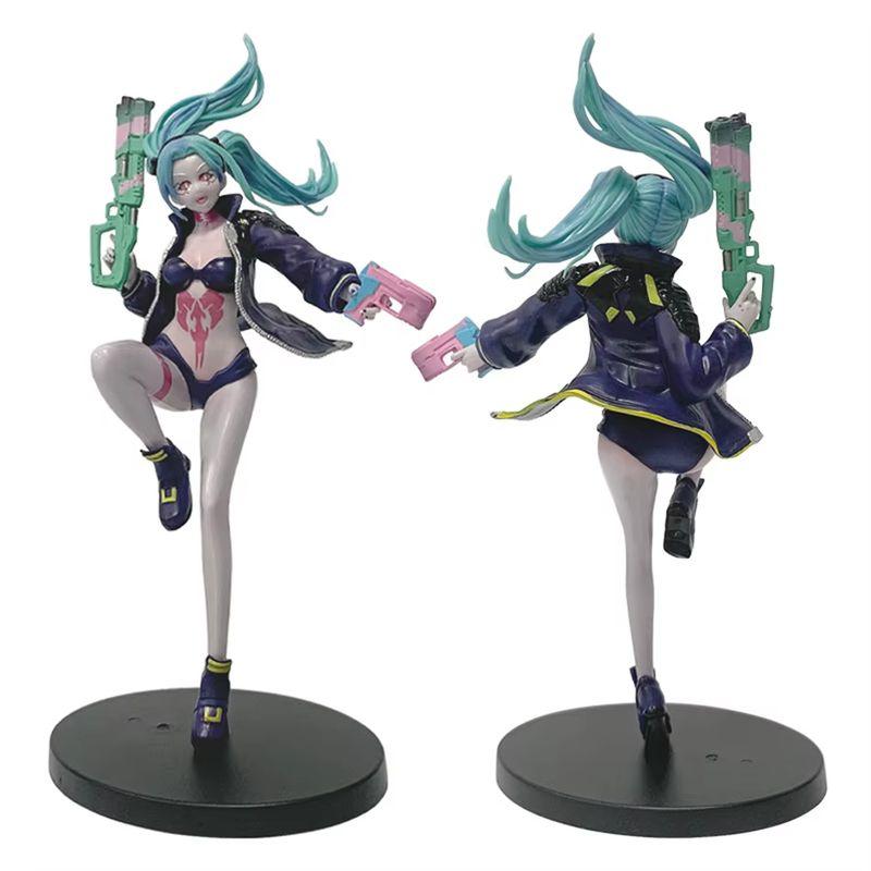 17-22cm Anime Game Cyberpunk Edgerunners Lucy Rebecca David Martinez Moon Action Figure Toys Pendant Xmas Birthday Gift Poseable Articulated Scale