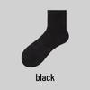 Men's Mid-Calf Breathable White Cotton Socks - Sweat-Absorbent & Odor-Resistant for Versatile Autumn Sports Wear