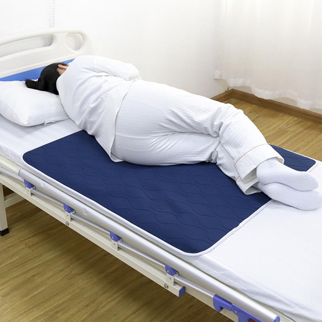 60X90cm/90x100cm/90x150cm Washable Incontinence Bed Pad Reusable Absorbent Wetting Sheet Protector Dry Mat