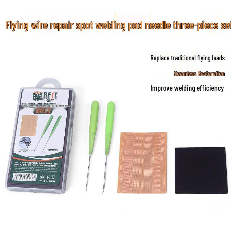 PCB Motherboard Repair Kit: Patch Solder Pad with Trace-Free Restoration, No Fly Wire Needed, Needle Set for Precision Repair