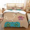 Copriletto Stampa a Tema Gamepad 3D Casa Biancheria da Letto Copripiumino Tessili Poliestere Confortevole Biancheria da Letto per la Casa