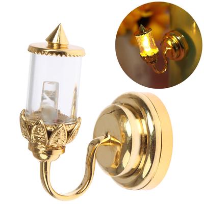 1:12 Miniaturní nástěnná lampa pro domeček pro panenky LED lampa Stolní lampa Stropní lampa Dekorace pro panenky Hračka