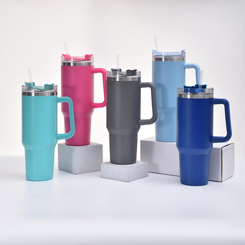 40 oz Große Kapazität 304 Edelstahl Bingba Becher Thermoisolierter Griff Auto Becher Auto Große Kapazität