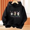 Christmas Cartoon Children's Hoodie for Autumn and Winter Warm Comfortable and Soft Children's Clothing