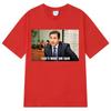 Michael Scott Thats What She Said T Shirt Tv Series The Office Dwight Schrute Jim Halpert Tshirt Unisexs Loose Casual Cotton Tee